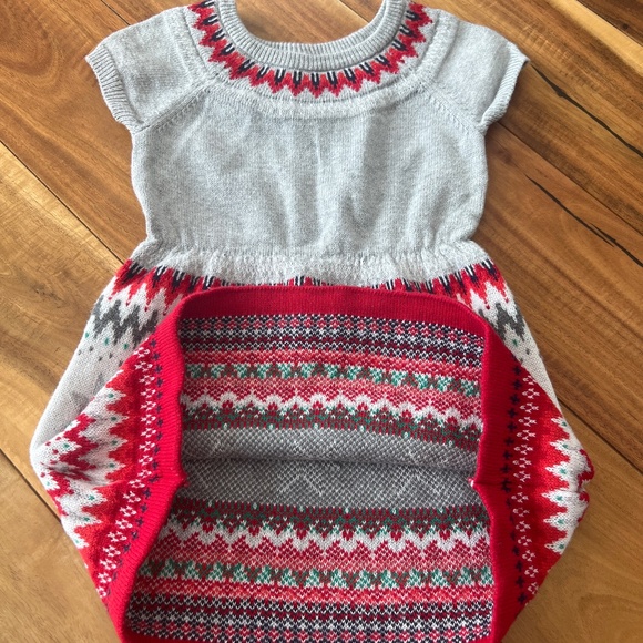 Gymboree Christmas/Holiday/Winter Sweater Dress size 6-12 months - Picture 4 of 6